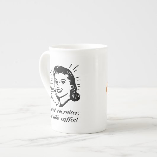 Instant Recruiter Porselein Kop (Links)