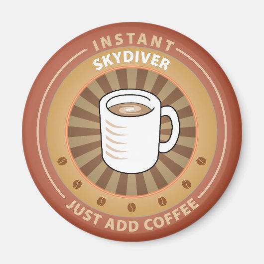 Instant Skydiver Magneet (Voorkant)