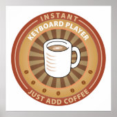 Instant toetsenbordspeler poster (Voorkant)