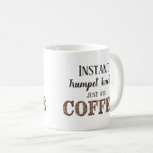 Instant trompet leraar gewoon toevoegen koffie muz koffiemok (Voorkant rechts)