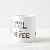 Instant Viola leraar gewoon toevoegen koffie muzie Koffiemok (Voorkant links)