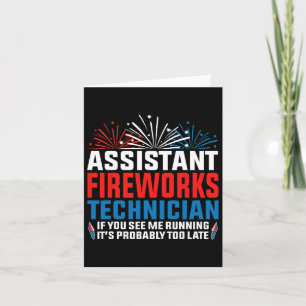 Instant vuurwerk technicus als je grappige 4th O z Kaart
