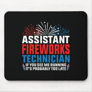 Instant vuurwerk technicus als je grappige 4th O z Muismat
