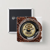 INSTANTE CNA GECERTIFICEERDE VERWEZENLIJKHEID VIERKANTE BUTTON 5,1 CM (Voorkant /achterkant)