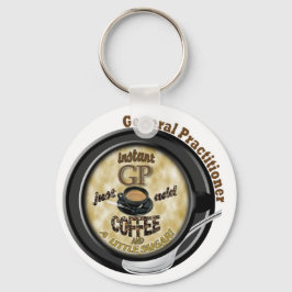 INSTANTE GP TOEVOEGEN COFFEE GENERAAL PRACTITIONER SLEUTELHANGER