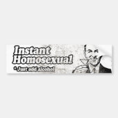 INSTANTE HOMOSEXUAL -.png Bumpersticker (Voorkant)
