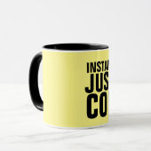 INSTANTE MENS VOEGT KOFFIE MUGS TOE MOK (Voorkant links)