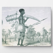 Instantie met een versierd ivoorolifantenslagtand, fotoplaat (Voorkant)