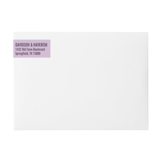 Instapadres  Paars retouradres (Voorkant)