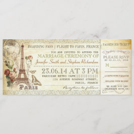 instapass bruiloft tickets naar PARIS Kaart