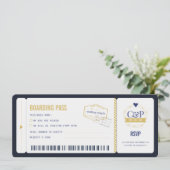 Instapass Huwelijks RSVP Uitnodiging (Staand voorkant)