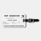 Instapass Meisjesreis Gezinsvakantie Bagagelabel (Voorkant horizontaal)