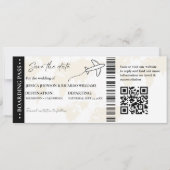 Instapass Minimalistische save-the-date ticket Save The Date (Voorkant)