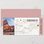 Instapass Verrassingsreis Vliegticket Kaart (Voorkant / Achterkant)