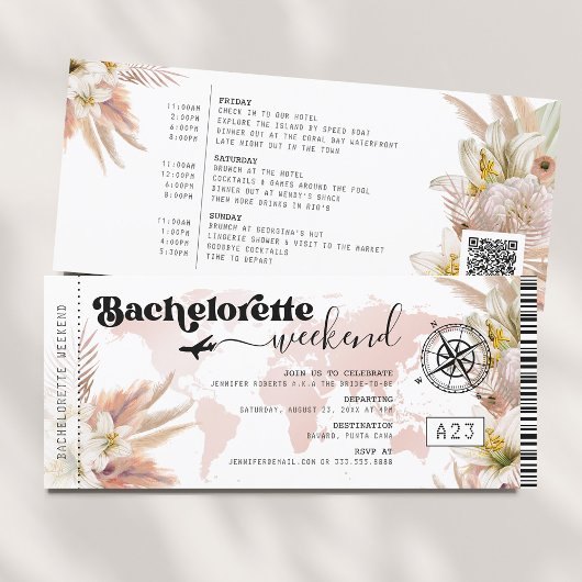 Instapass voor Bachelorette-feestweekend Kaart