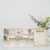 instapassage verjaardagskaartjes reis nautisch kaart (Staand voorkant)