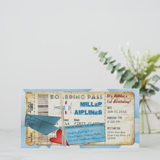 Instapassagier vliegtuig feest (Staand voorkant)