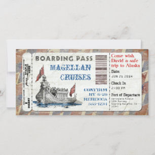 Instapassagiersbewijs cruiseschip
