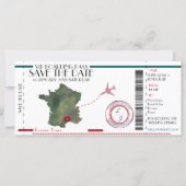Instapboardingpas Save the Date (Voorkant)
