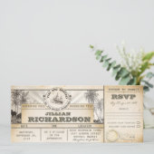 Instapkaart 13e verjaardag tickets - Uitnodigingen (Staand voorkant)