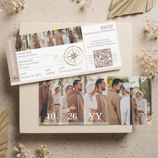Instapkaart Bestemming Huwelijk Foto Kaart