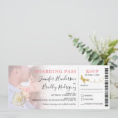 Instapkaart | Bestemming Huwelijksfoto Kaart (Staand voorkant)