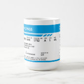 Instapkaart (blauw) koffiemok (Center)