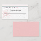 Instapkaart Escort/Zitplaats Kaart Plaatskaartje (Voorkant / Achterkant)