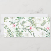 instapkaart | Floral Beach Vrijgezellenfeest Ticke Kaart (Achterkant)