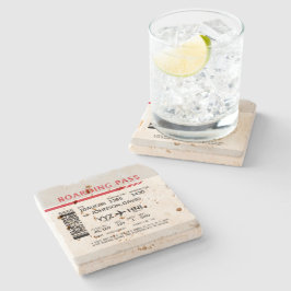 Instapkaart - Grijs Stenen Onderzetter