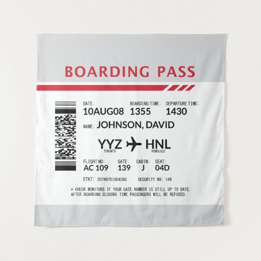 Instapkaart - Grijs Wandkleed (Voorkant)