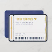 Instapkaart Hartelijk dank voor kaart (Voorkant / Achterkant)