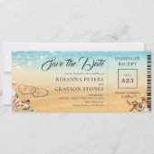 Instapkaart Hartjes in het Zand Save the Date Uitn (Voorkant)