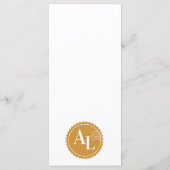 Instapkaart Kosmisch Huwelijksbestemming Menu (Achterkant)
