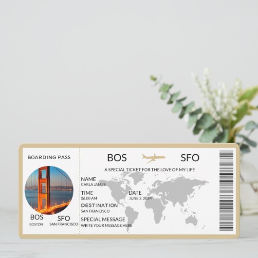 Instapkaart Krabbel Verrassingsvakantie/Reis onthu Kaart (Staand voorkant)