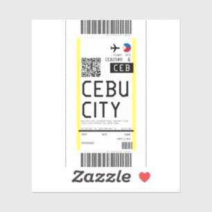 Instapkaart naar Cebu City (CEB) Sticker