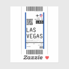 Instapkaart naar Las Vegas (LAS) Sticker