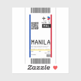 Instapkaart naar Manilla (MNL) Sticker