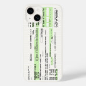 Instapkaart - Retro Case-Mate iPhone Case (Achterkant)