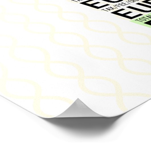 Instapkaart - Retro Poster (Hoek)