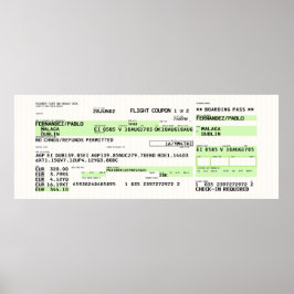 Instapkaart - Retro Poster