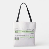 Instapkaart - Retro Tote Bag (Achterkant)