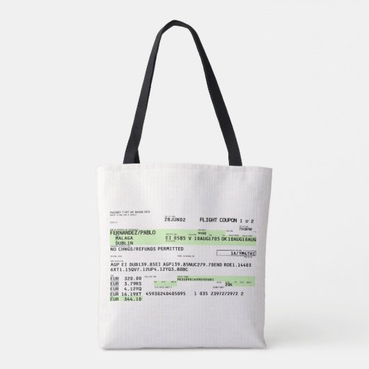 Instapkaart - Retro Tote Bag (Achterkant)