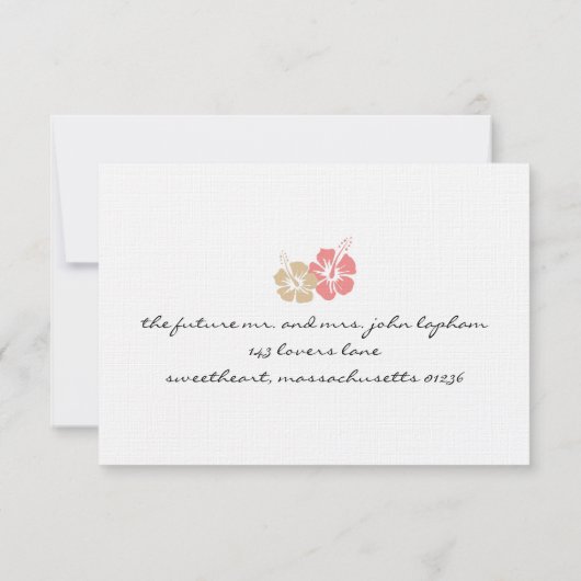 Instapkaart RSVP kaart (Achterkant)