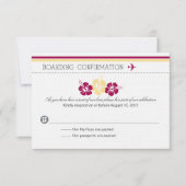 Instapkaart RSVP-kaart naar Portugal RSVP Kaartje (Voorkant)