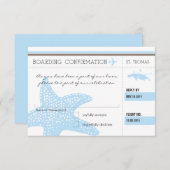 Instapkaart RSVP NAAR ST. THOMAS (Voorkant / Achterkant)