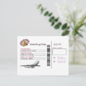 Instapkaart RSVP Uitnodiging Briefkaart (Staand voorkant)