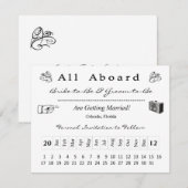 Instapkaart Save the Date (Voorkant / Achterkant)