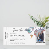 Instapkaart Save The Date Met Foto  Kaart (Staand voorkant)