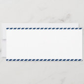 Instapkaart Save The Date Wereldkaart Ticket (Achterkant)